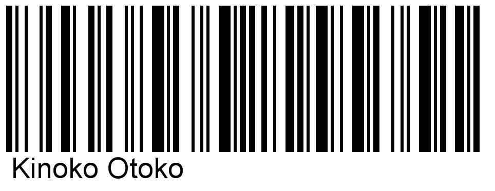 Kinoko Otoko Bar Code